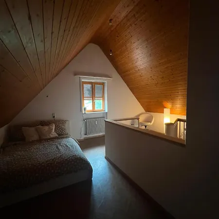 شقة Gemuetliche Maisonette Im Markgraeflerland نوينبورغ أم راين